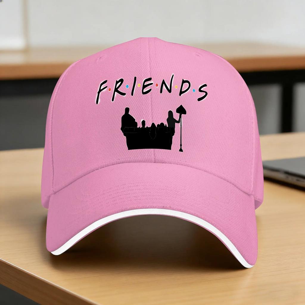 Friends TV Series Casual Baseball Cap Summer Trucker Hat Wholesale Outdoor Gym Hip Hop Hats Couple Women Fashion Baseball Caps