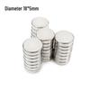 Neodymium Iron Boron Double-Sided Strong Suction Magnets for Fridges, Round and Square Shapes.