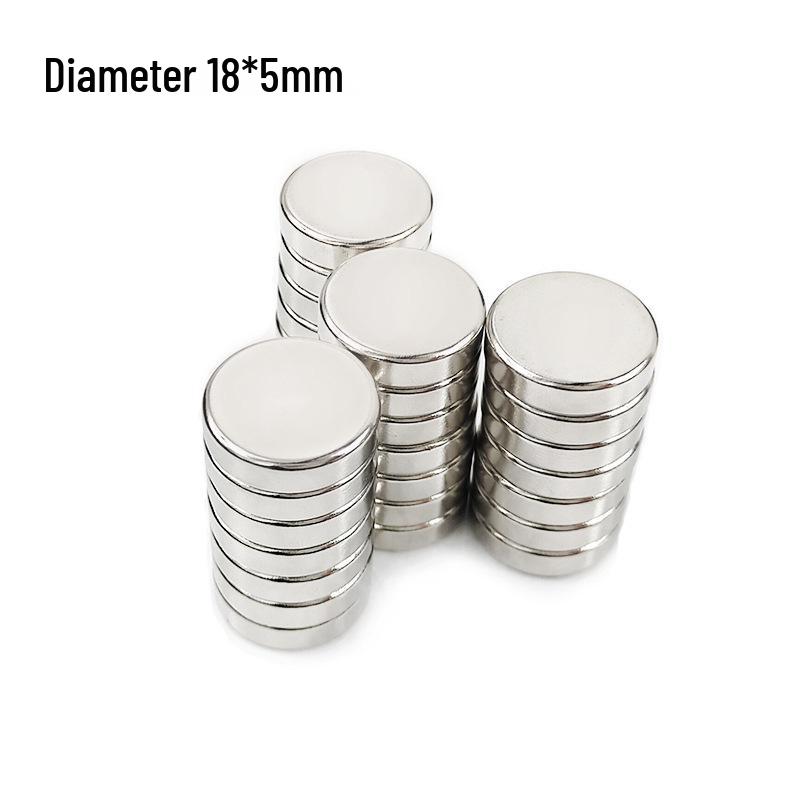 Neodymium Iron Boron Double-Sided Strong Suction Magnets for Fridges, Round and Square Shapes.