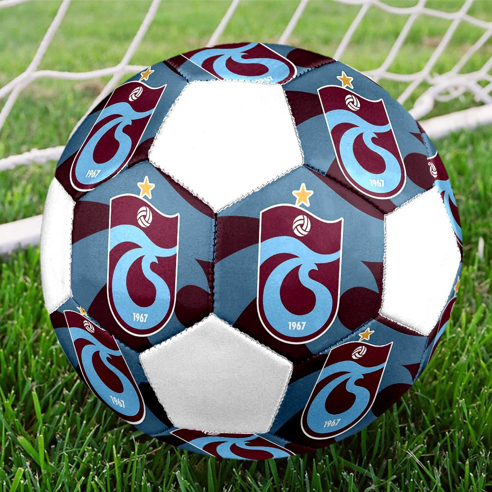 1 PEZZO SK Trabzonspor club taglia 5 pallone da calcio PrahaPallone da Calcio Indoor Colorato Per Tutte le Età Cucito a Macchina PVC Pronto per la Competizione Resistente Alto Rimbalzo