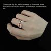 Unisex Bang Men Girls Wife Stainless Steel Father Couple Art Jewelry Hand Women Vintage Gift Ring Wedding Anniversary