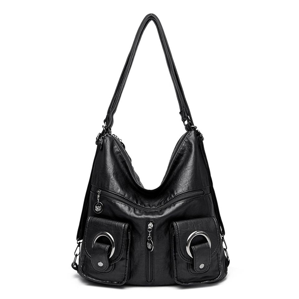 

Multifunction Female Backpack Casual Shoulder Bags for Women Women Tote Bag 36 × 14 × 33 cm чорний