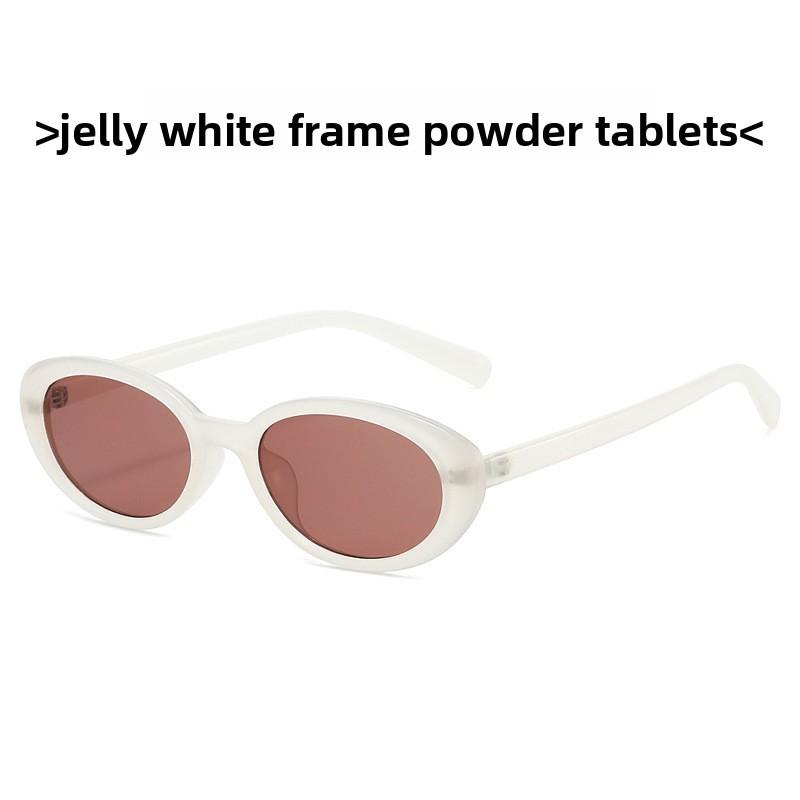 Retro Oval Sunglasses With Uv400 Protection And Pc Lenses For Women Fashion Sun Protection