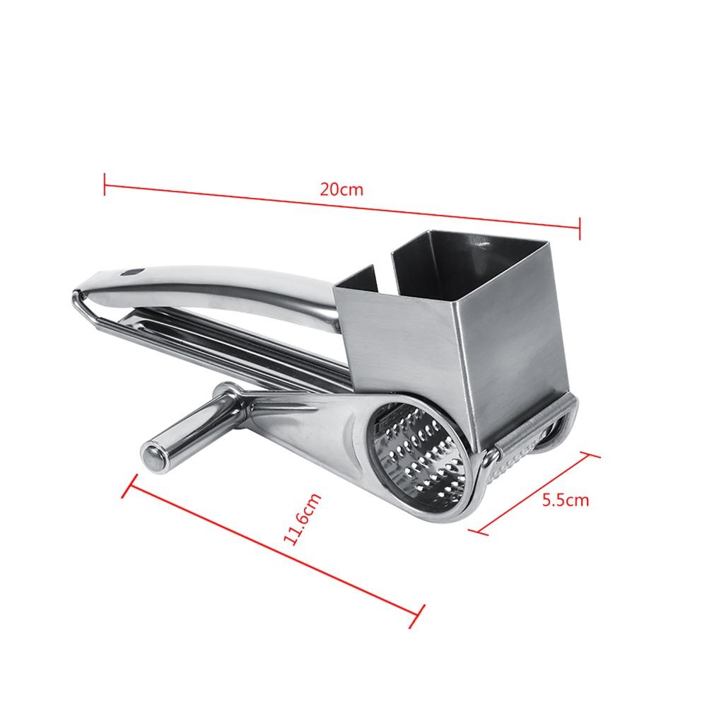 Stainless Steel Rotate Cheese Grater Multifunctional Manual Rotate Grater  Chocolate