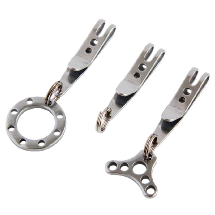 Suspension Pocket Clip Stainless Steel Clip Hanger Pocket Clip for Outdoor Use