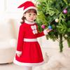 Fleece Children's Christmas Clothes Long Sleeve Kids Cosplay Clothes  Children