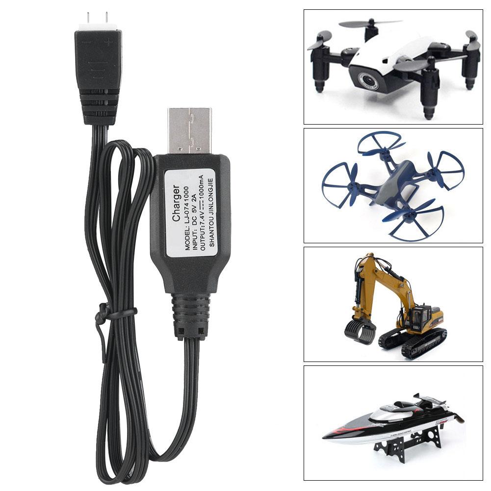 7.4V Lipo Battery USB 5V Balance Charging Cable for 9300-9304 1/18 RC Model Car