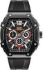 Authorized Ice-watch Men's Watch 024363 [ICE Boliday] Black Silver Steel Large Chronograph