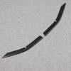RUIQ Toyota Prius 60 Series Exterior Upper Grille Fins Front Bumper Underlip Designed Exclusively for the Toyota Prius 60 Carbon Fiber Garnish, (Black