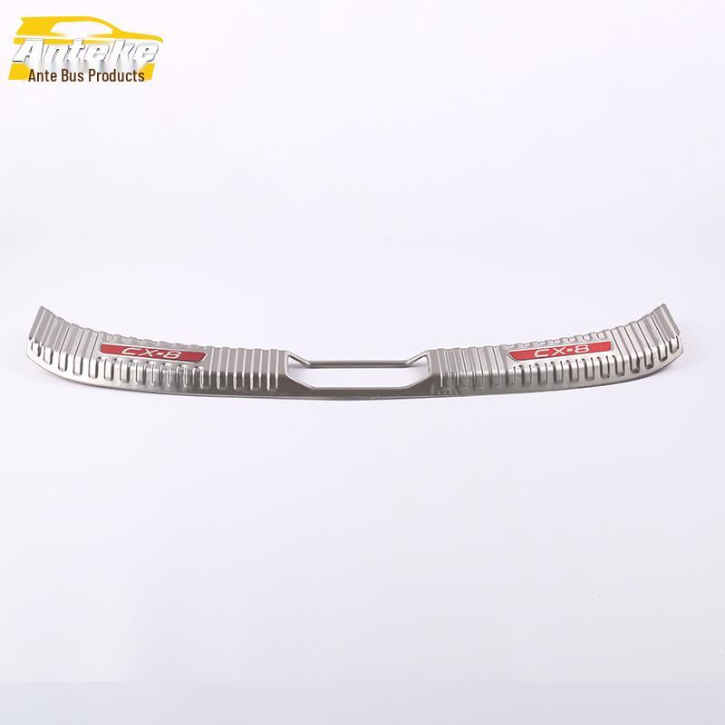 19 CX8 Rear Guard Plate Sequin & Tailgate Trunk Protection Pedal, Stainless Steel Modification Accessory