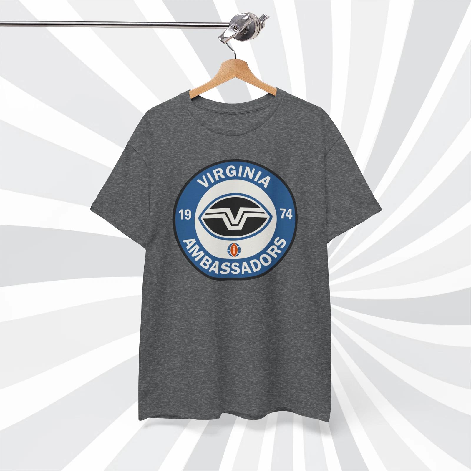 

Virginia Ambassadors 1974 WFL Vintage Football Circle T shirt 3XL