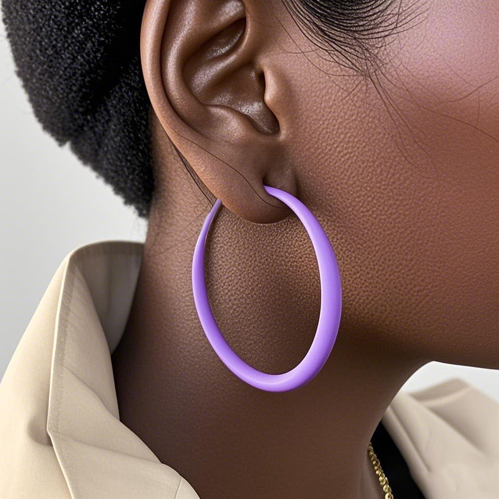 Neon Hoop Earrings for Women Exaggerated 80s 90s Colorful Chunky Statement Hoops Earring Lightweight Hypoallergenic Big Hoops for Glow Party Outfits