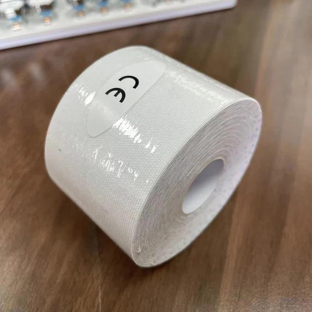 

Предварительно вырезанный мышечный пластырь для спортивной ленты на колени - кинезиологический спортивный бандаж для мужчин 5cm*5m белый