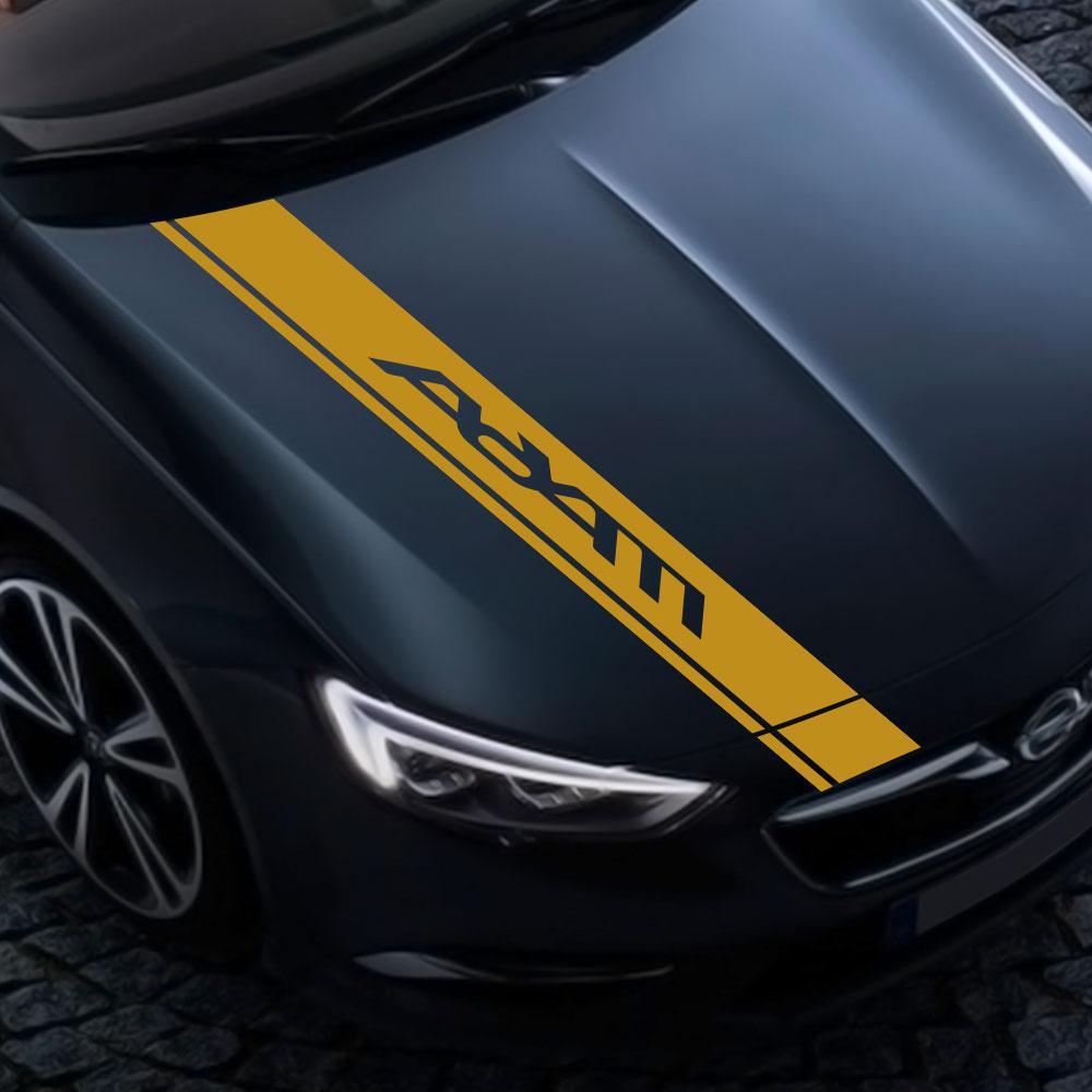 Car Hood Stickers For Opel Astra Adam Combo Crossland X Meriva Tigra Zafira Vivaro Grandland Corsa Insignia Mokka OPC Vectra