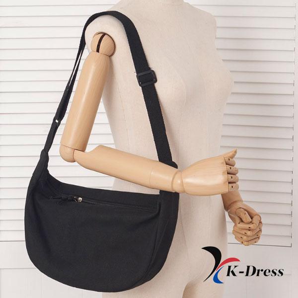 Half-Moon Crossbody Canvas Eco Bag (2 Colors)