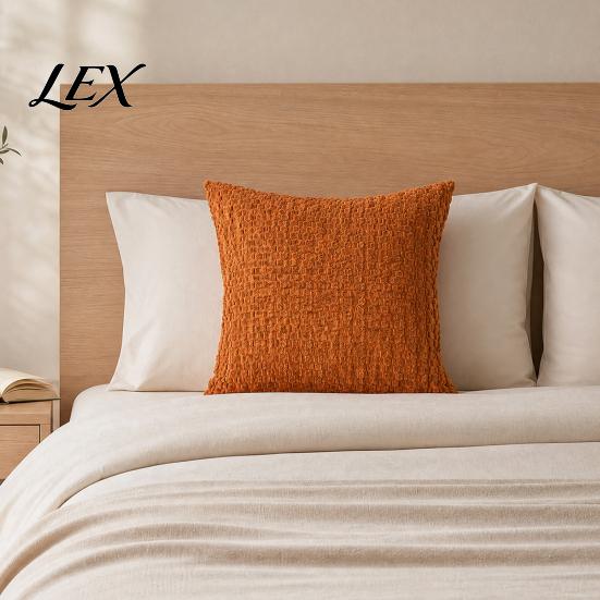 Unique Texture Cushion Cover Solid Color Bubble Pillow Cover, Soft Breathable Throw Case, Modern Minimalist Home Bedroom Pillowcase Decor, Farmhouse