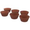 6x Silicone Muffin Cups for Baking Muffins