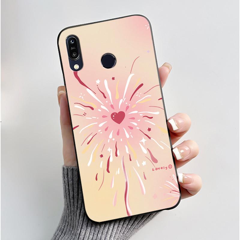 Für Asus Zenfone Max ZB555KL Max Pro ZB601KL ZB602K Hülle Niedliche Cartoon-Druck Schutzhülle Weiches Silikon Schwarzes Handygehäuse