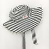 Wide Brim Striped Sun Hat UV Protection Fishmen Hat Fashion Reversible Bucket Hat  Summer
