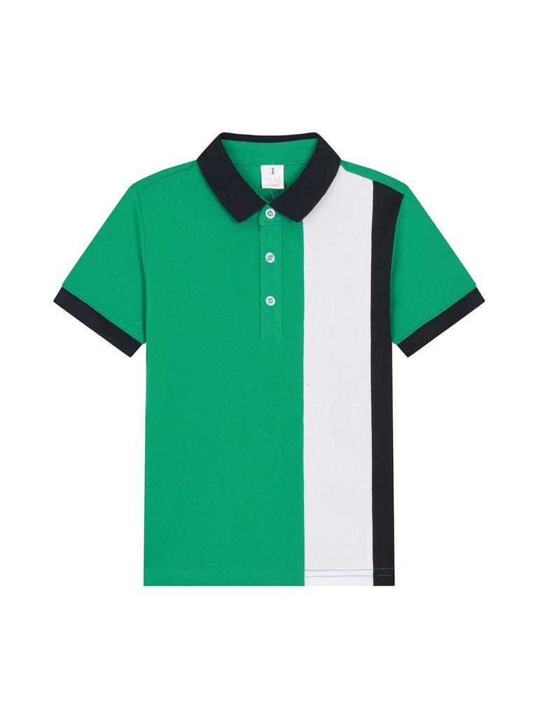 Children's Summer School Polo Shirt - Unisex Short Sleeve White Top for High School, Primary, and Secondary Students.