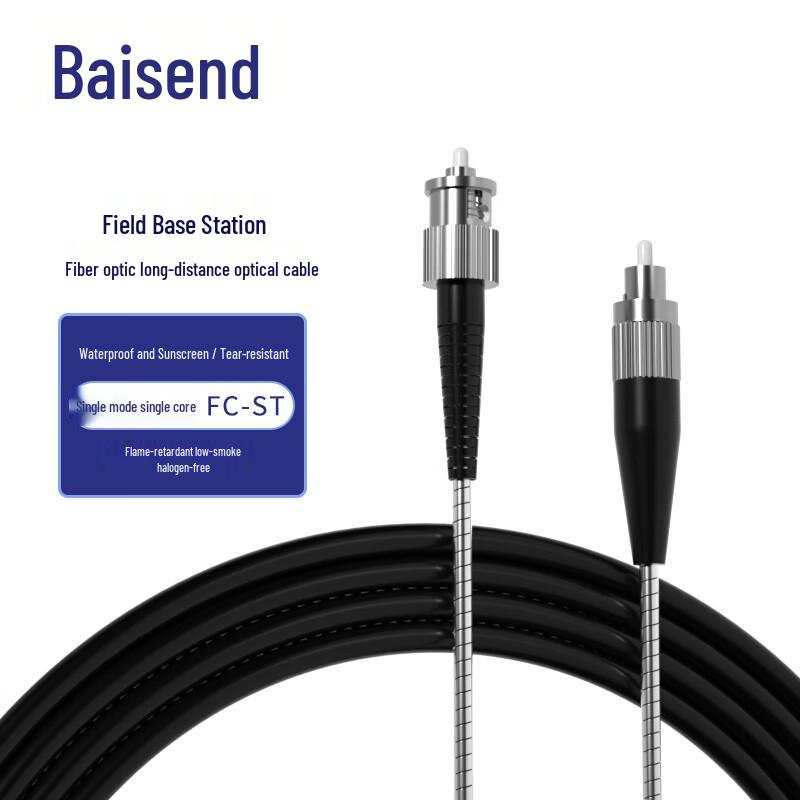 

Baisende Outdoor Armored Single-Mode Fiber Optic Cable