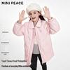 MINIPEACE Girls' Lightweight Color-Block Down Jacket