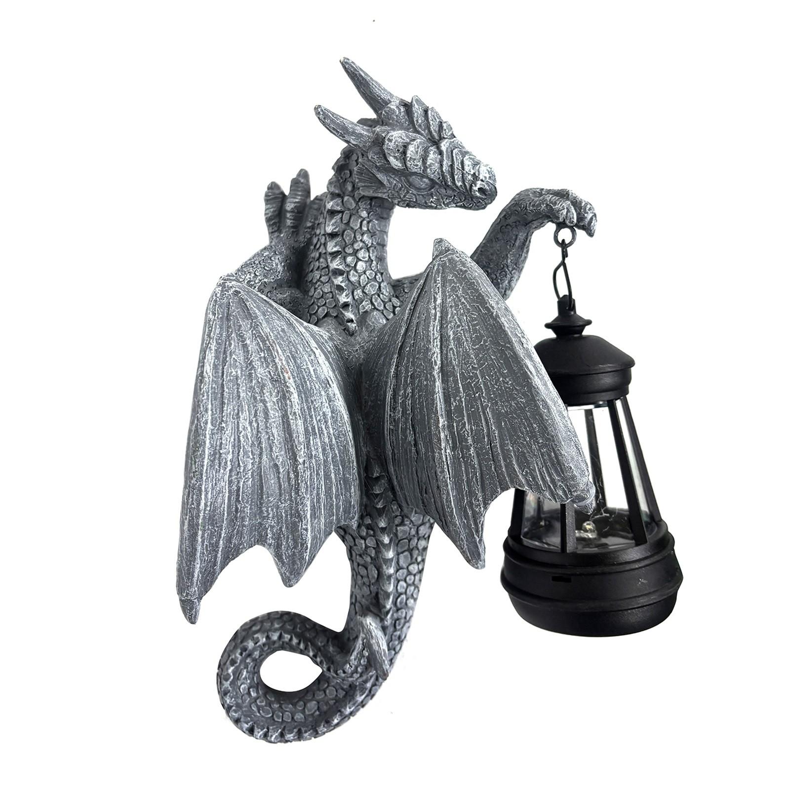 

Настенные украшения Дракон Солнечные украшения для сада, двора, балкона, украшение на Хэллоуин, настенные украшения Дракон, украшения