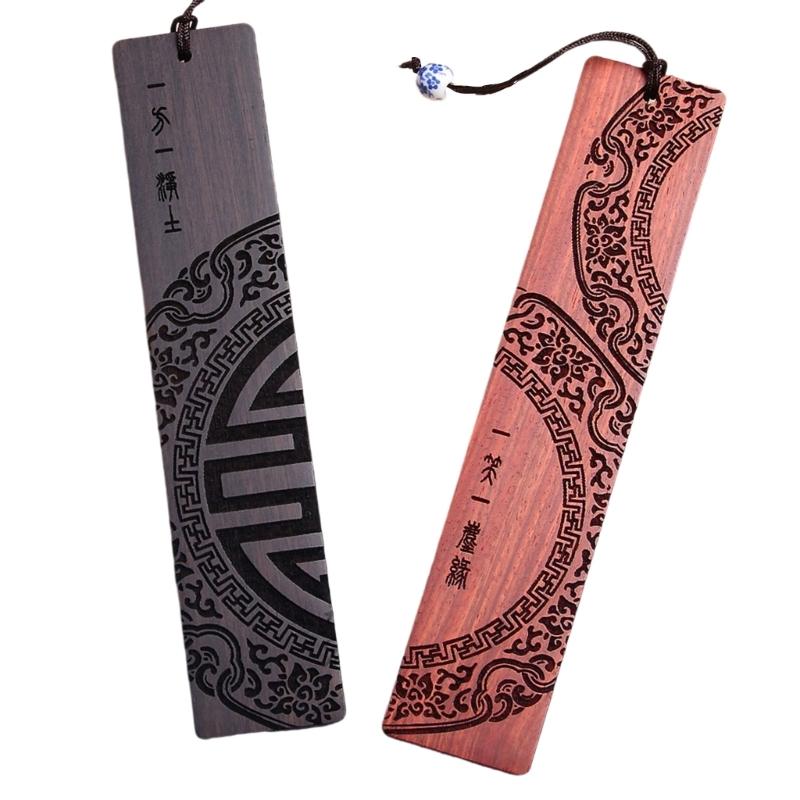

2Pcs Vintage Carved Bookmarks Wood Bookmarks Book Marker Reading Aids for Teacher Student Book Lover Reading Accessories 1