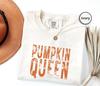 Pumpkin Queen Shirt Comfort Colors, Fall Autumn T-Shirt, Cute Pumpkin Spice, Halloween Graphic Shirt, Cozy Fall Outfit, Pumpkin Lover Gift