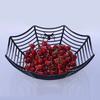Spider Web Fruits Candy Basket Plastic Spiderweb Bowl Halloween Party Decor