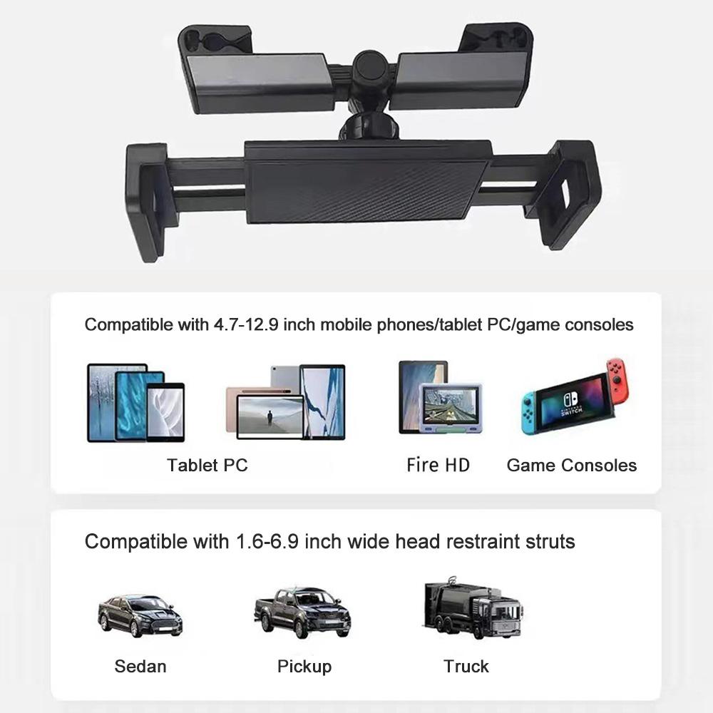 Multifunktions Auto Kopfstütze Telefon Halter Haken Sitz Zurück Tablet Aufhänger Hinten Sitz Handy Halter Clips Unterstützung für iPad