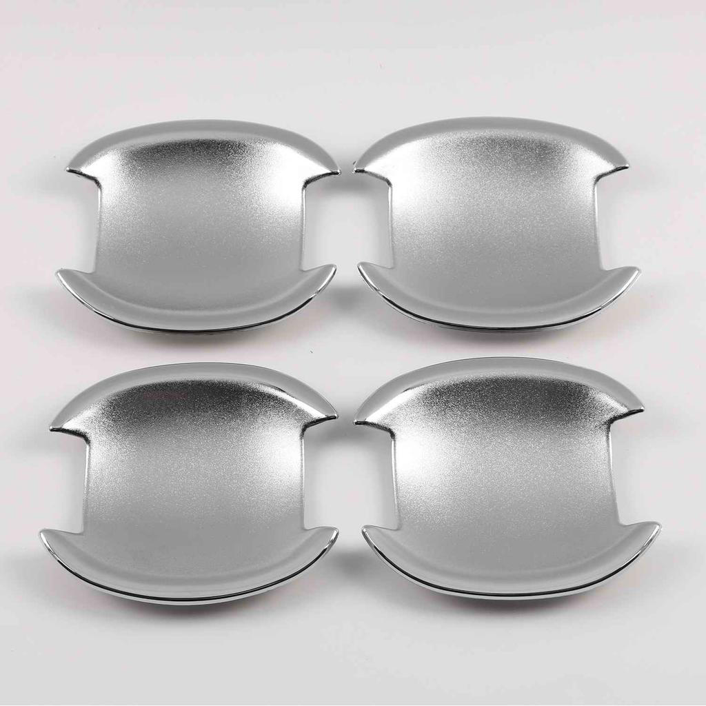 For Nissan Note E12 2013 2014 2015 2016 2017 2018  Glossy Black Door Handle Cover Bowl Frame Trims Sticker Car Accessories