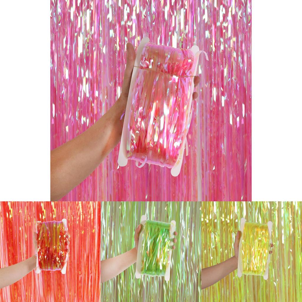 Colorful Candy Rain Curtain Backdrop For Festivals Parties Birthdays 1x2 Meter