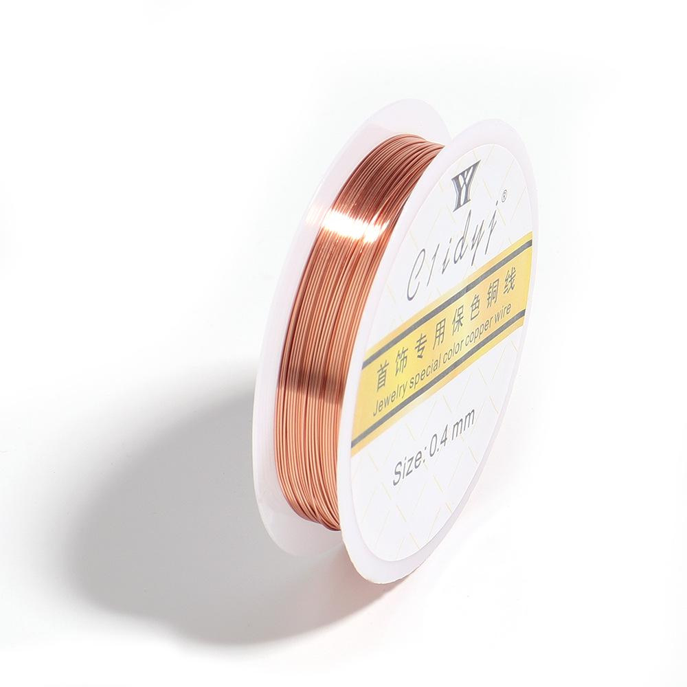 Color-Preserving Anti-Oxidation Copper Jewelry Wire for Handcrafted Beading and Accessories