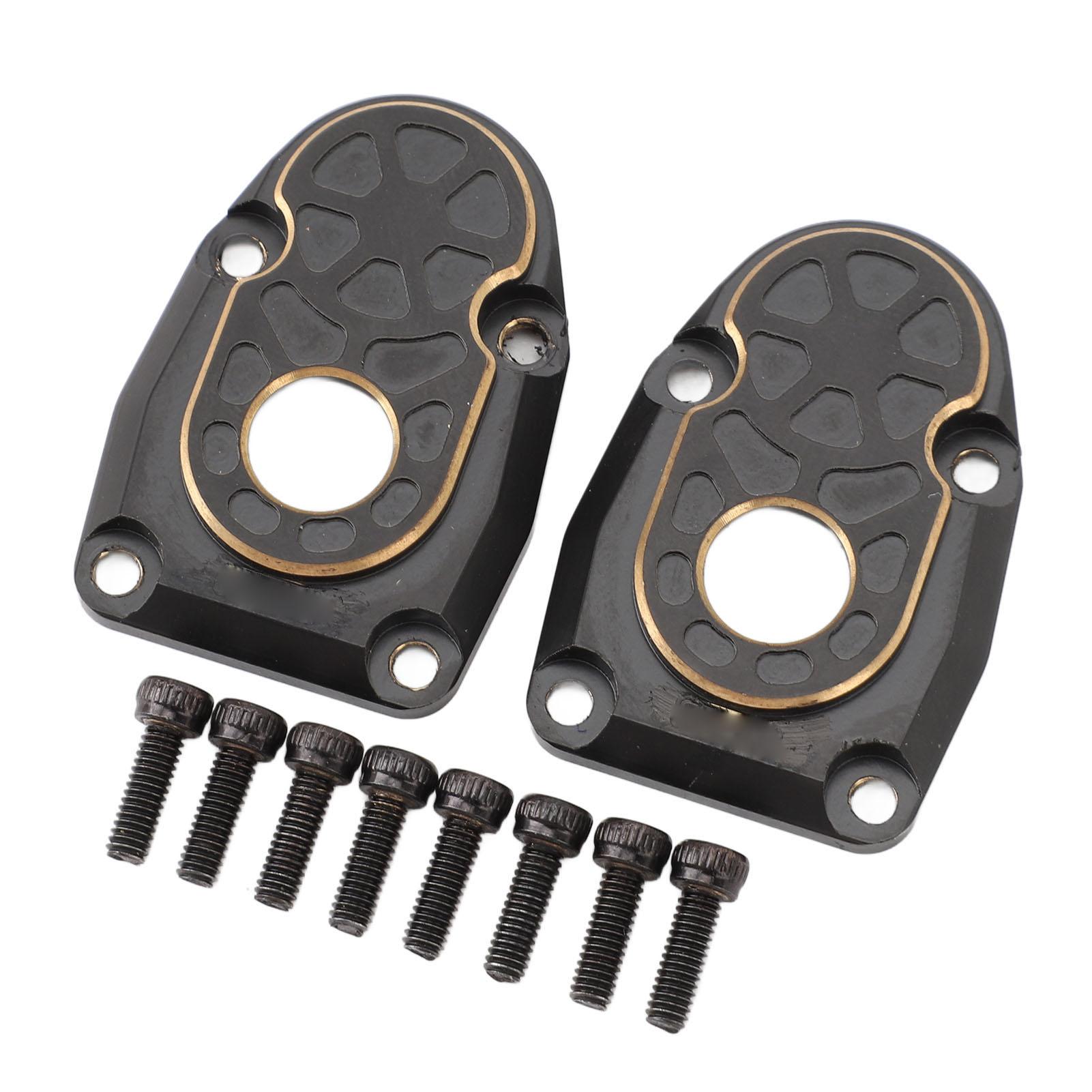 

2PCS RC Portal Covers Brass Portal Drive Housing RC Steering Knuckles for Axial Capra for SCX10 III AR45P Axle 1 10 RC