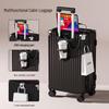 2025 Multifunctional Trolley Suitcase: Durable Japanese Design for Men, Women & Students with Leather Finish & Combo Lock
