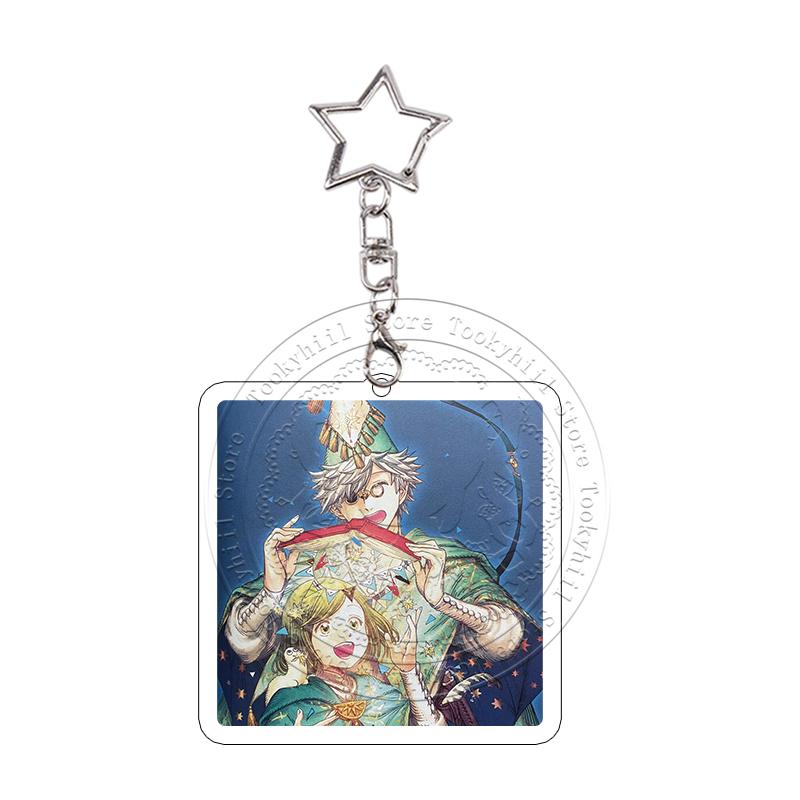 Heksenhoed Atelier Cartoon Acryl Sleutelhanger Kawaii Student Gagaga Qifrey Prachtige Sleutelhanger Karakters Hanger Verjaardagscadeau