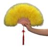 Chinese Handheld Feather Fan Colorful Show Dance Fan Art Fans Cosplay Props Fan  Home Decoration