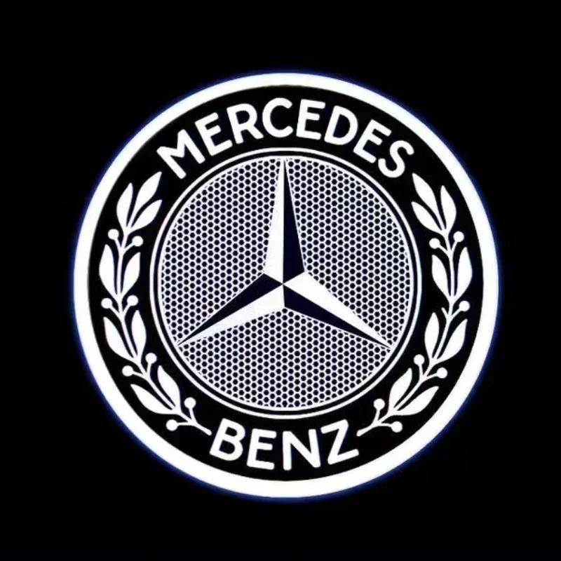 

2-4PCS Car Door HD Led Laser Projector Welcome Lamp Suitable For Mercedes-Benz AMG CLA C17 CLS C218 W218 W219 E Class 207 C207. 2pcs