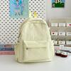 School bag new high value fresh sweet candy color backpack junior high school students lightweight travel backpack