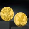 Statue of Liberty Coin American Eagle Ocean Gold and Silver Commemorative Coin Metallic Cubic Medallion Collectible Coin 2026