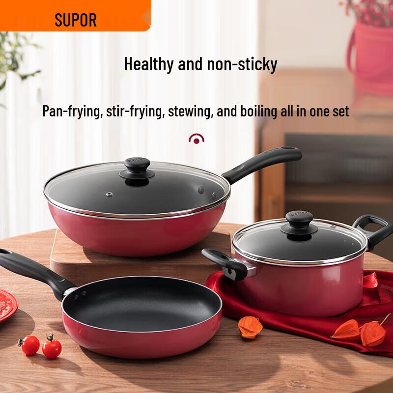 Supor Non-stick Cookware 3-Piece Set