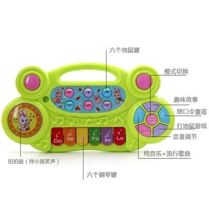 1 Pieza Piano Electrónico Infantil Educación Temprana Musical para Bebé Juguetes de Piano Multifunción Niños y Niñas Bebés y Jóvenes