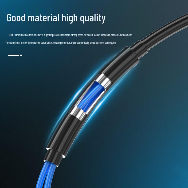 AIENKIS Outdoor Single-Mode Armored Fiber Optic Patch Cord