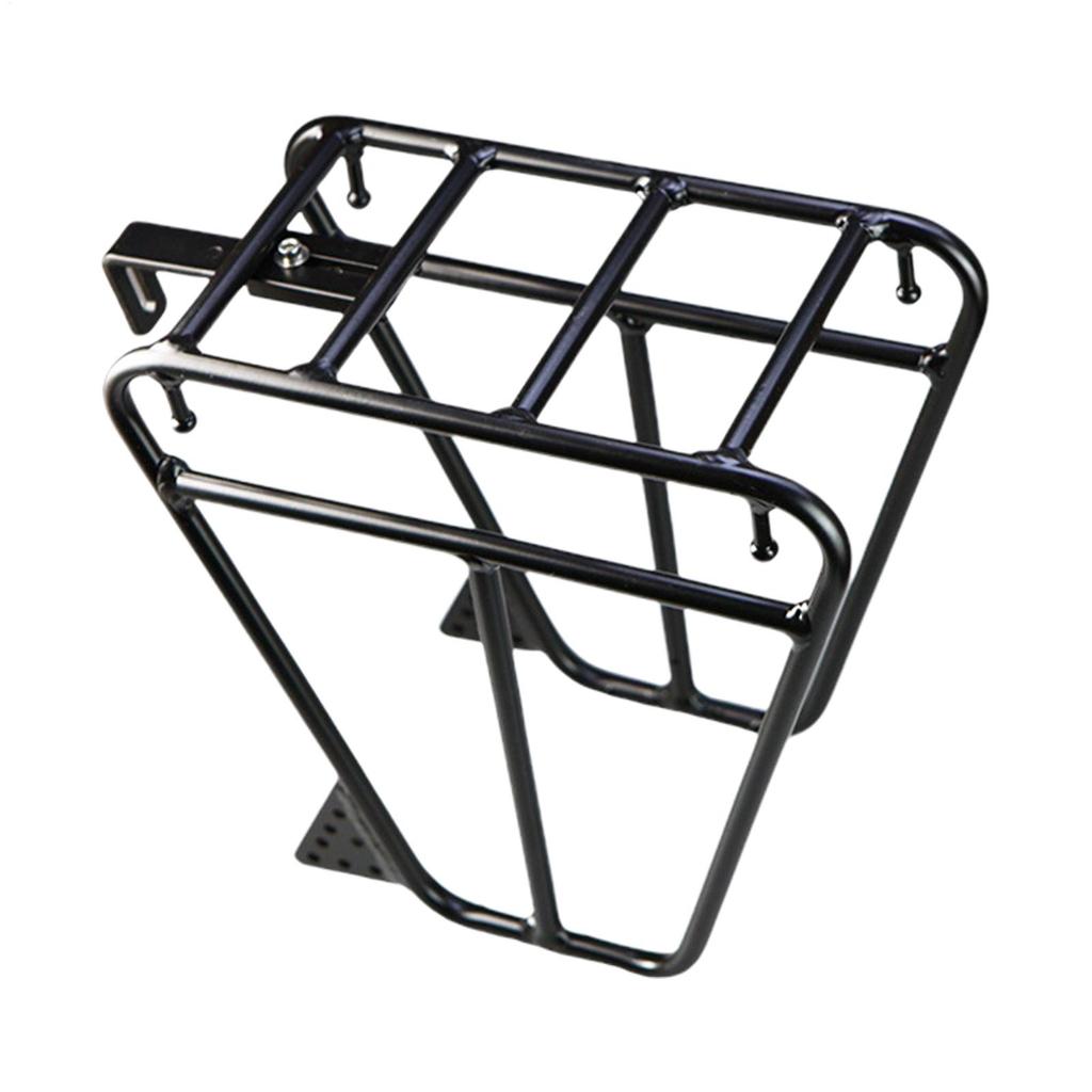 Front Cycling Rack For Cycling Touring Carrier Racks for Cycling Equipment Stand Footstock for Enhanced Stability