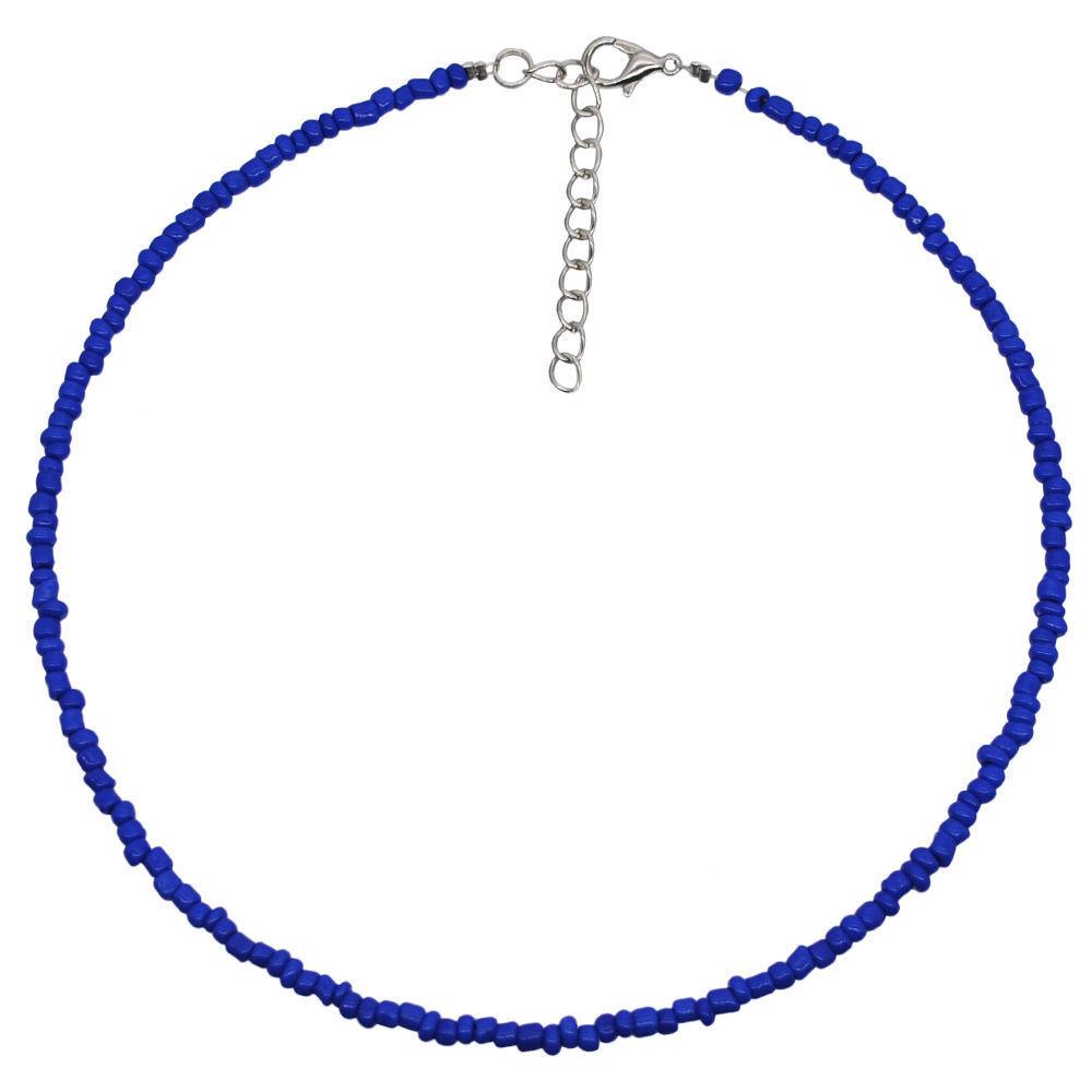 

Красочное ожерелье-чокер из бусин – Короткая цепочка ручной работы для девочек