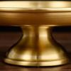 Buddhism Polishing Copper Bowl Tribute Fruit Dish Auspicious 17.5 CM Plate Tibetan Eatables Tray Altars Desktop Home Decorative