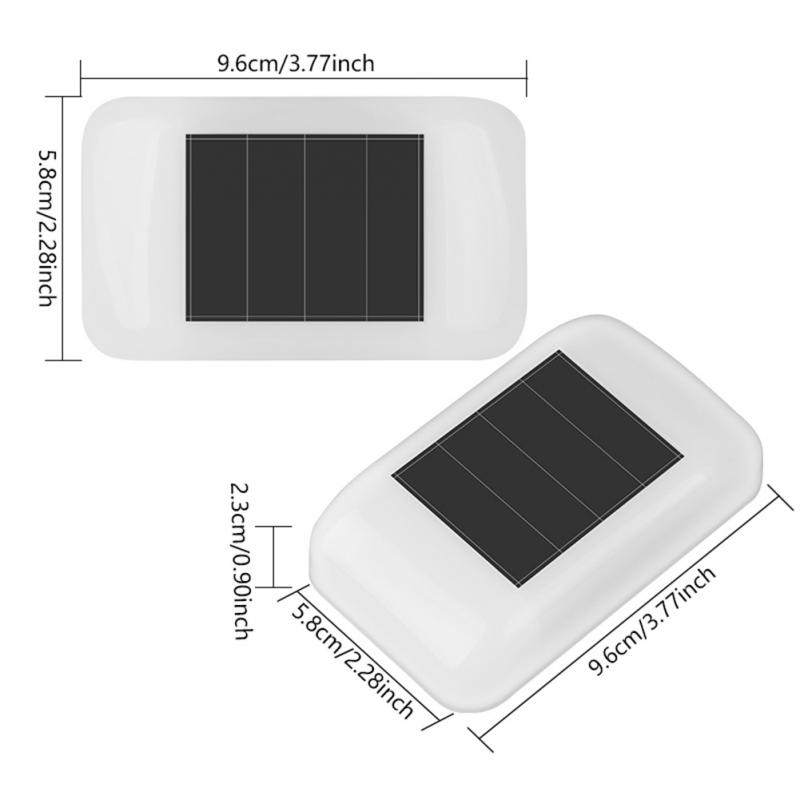 LED Solar Stair Light Waterproof Outdoor Garden Passage Courtyard Guardrail Step Light Landscape Lamp Garden Accessories