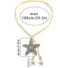 Dcfywl731 Starfish Seashell Necklace for Women Shell Pendant Accessories Chunky Gold Beach Jewelry Womens Fashion Accessories Summer Outfits for