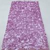 5+7+9mm Sequins Lace Fabric Fashion Design Handmade Embrordered Net Lace with Full Sequin Fabric for Party Evening Dress Cloth